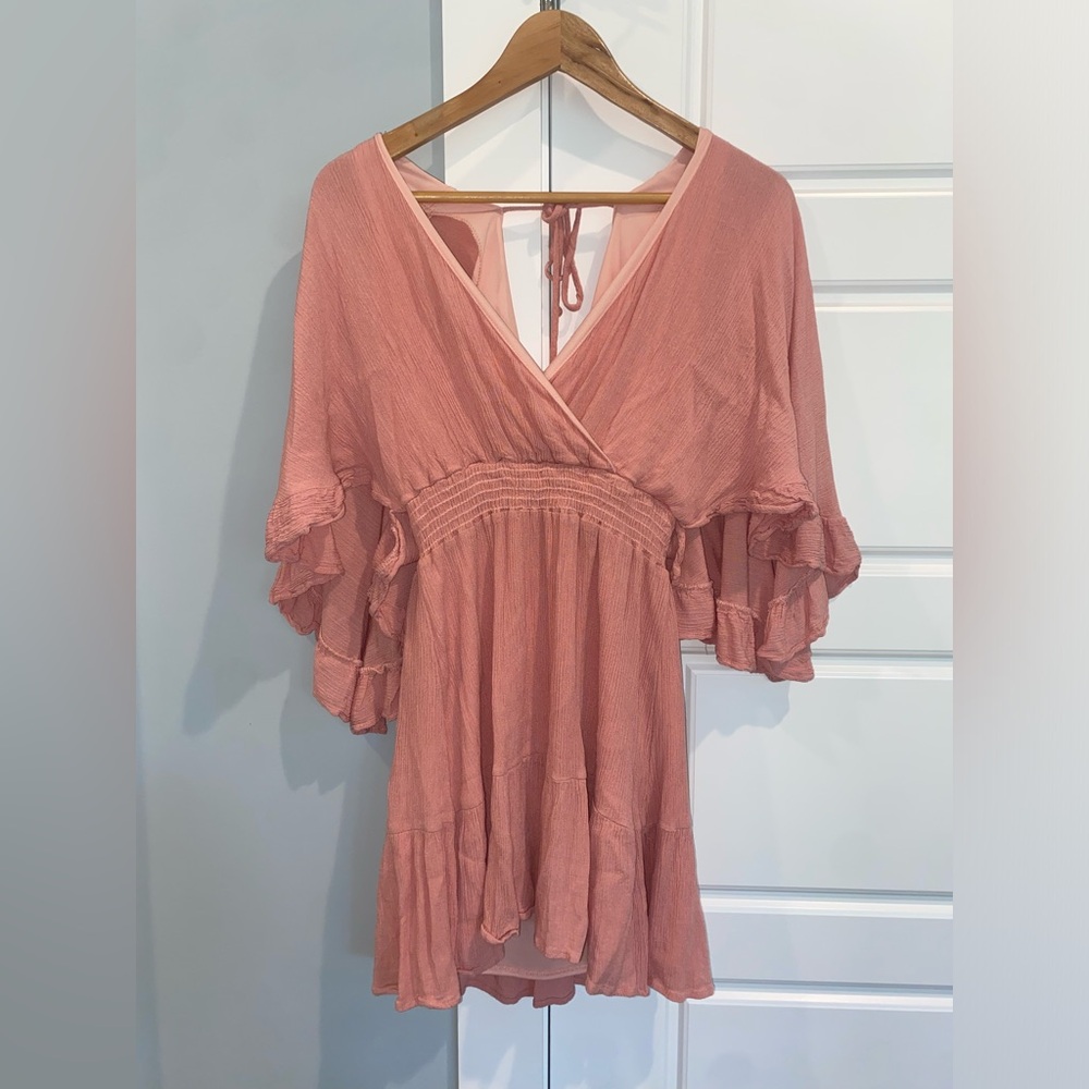 Alter’d State Pink Flowey Dress- Size S